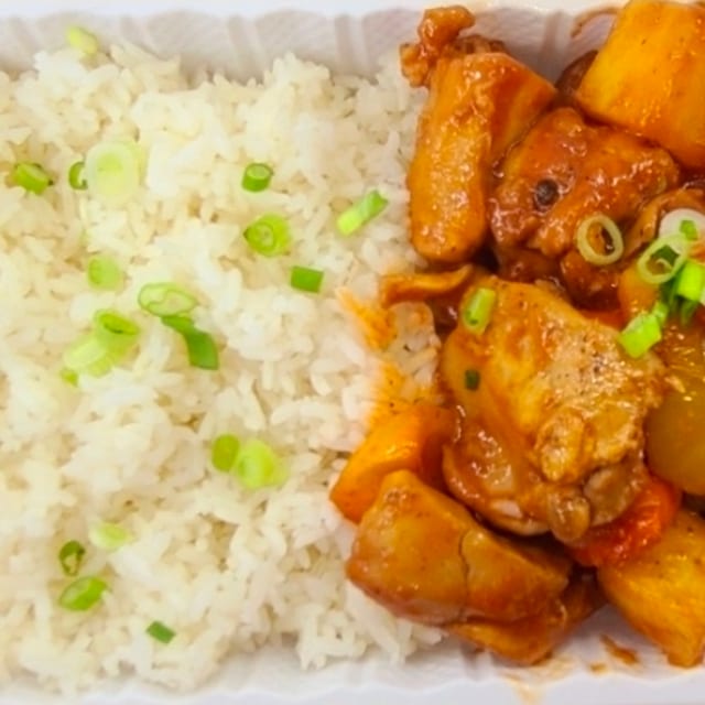 Chicken Afritada.