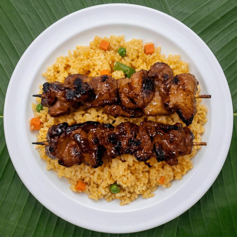 Delicious Pork Skewers Await